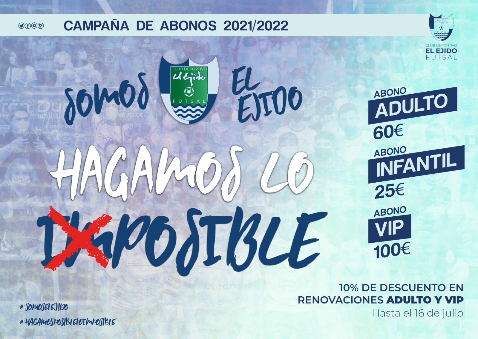 CD El Ejido Futsal Campaña de Abonos 2021