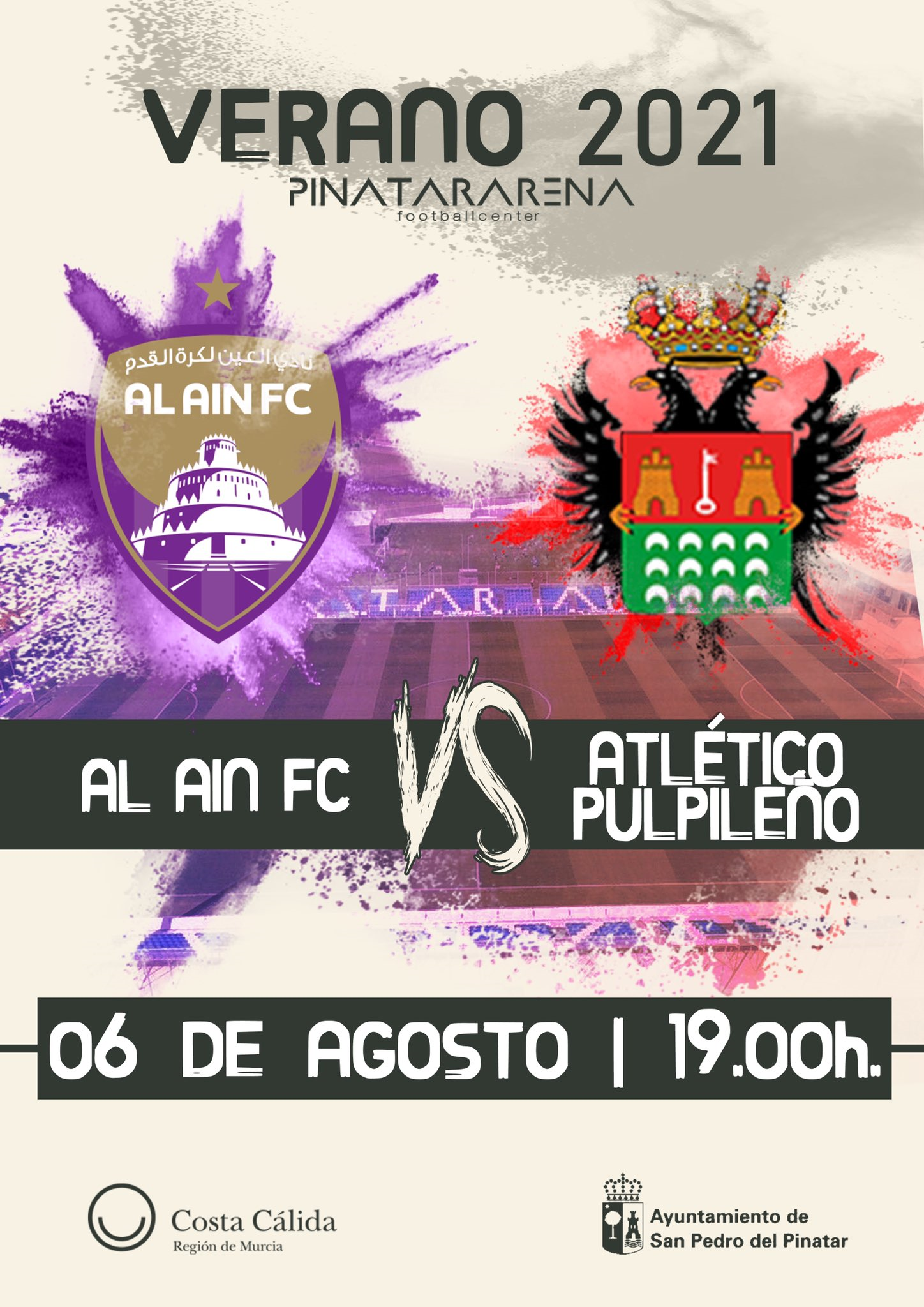 Cartel Al Ain FC vs Atlético Pulpileño